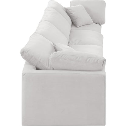 Indulge Cream Velvet Modular Sofa