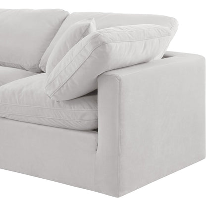 Indulge Cream Velvet Modular Sofa