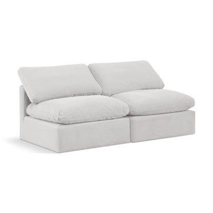 Indulge Cream Velvet Modular Sofa