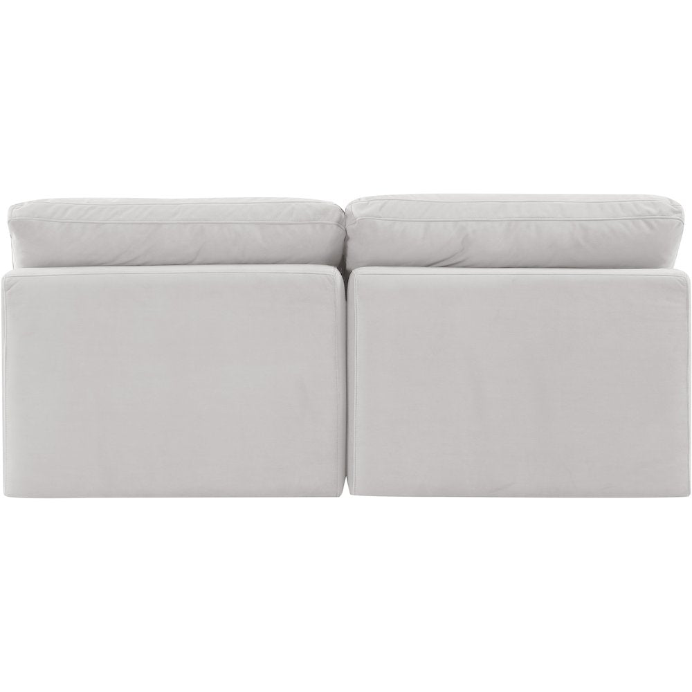 Indulge Cream Velvet Modular Sofa