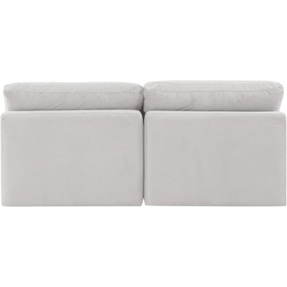 Indulge Cream Velvet Modular Sofa