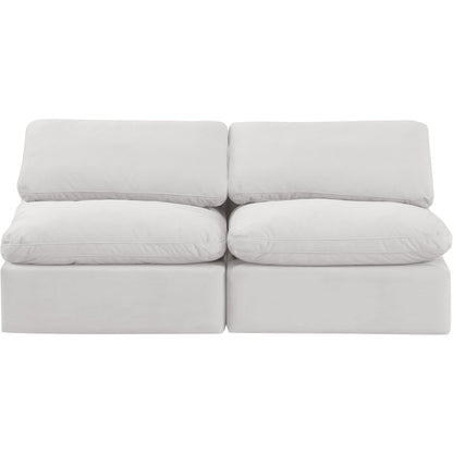 Indulge Cream Velvet Modular Sofa