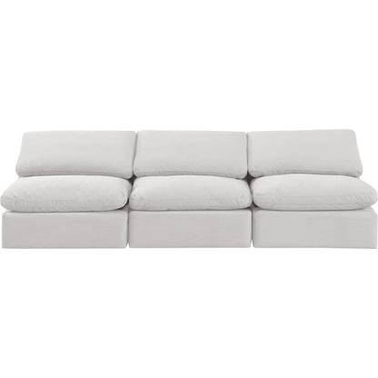 Indulge Cream Velvet Modular Sofa