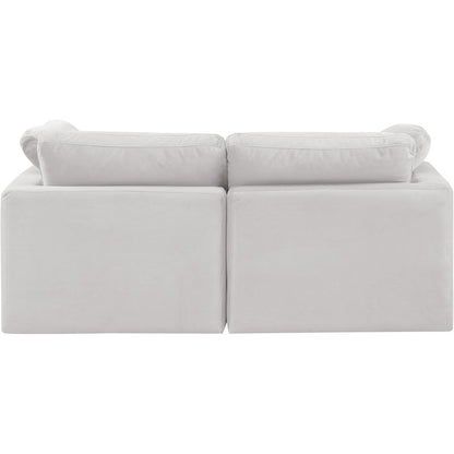 Indulge Cream Velvet Modular Sofa