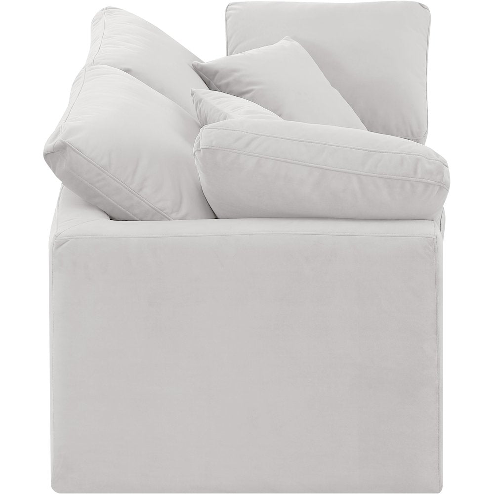 Indulge Cream Velvet Modular Sofa