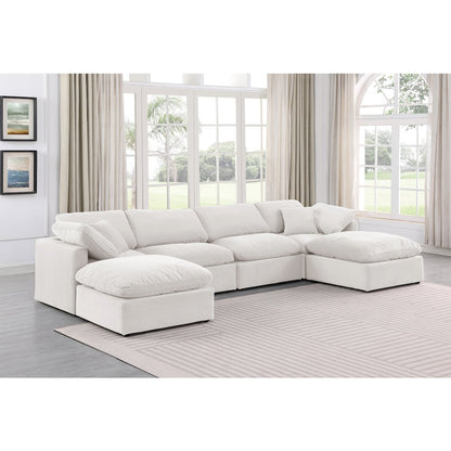 Indulge Cream Velvet Modular Sectional