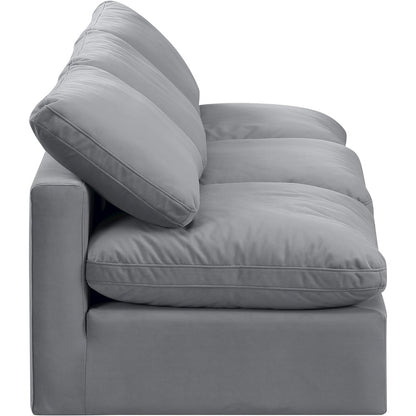 Indulge Grey Velvet Modular Sofa