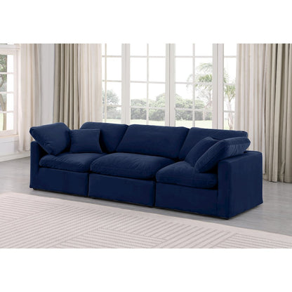 Indulge Navy Velvet Modular Sofa