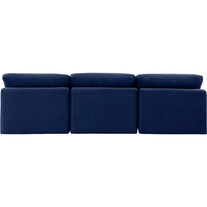 Indulge Navy Velvet Modular Sofa