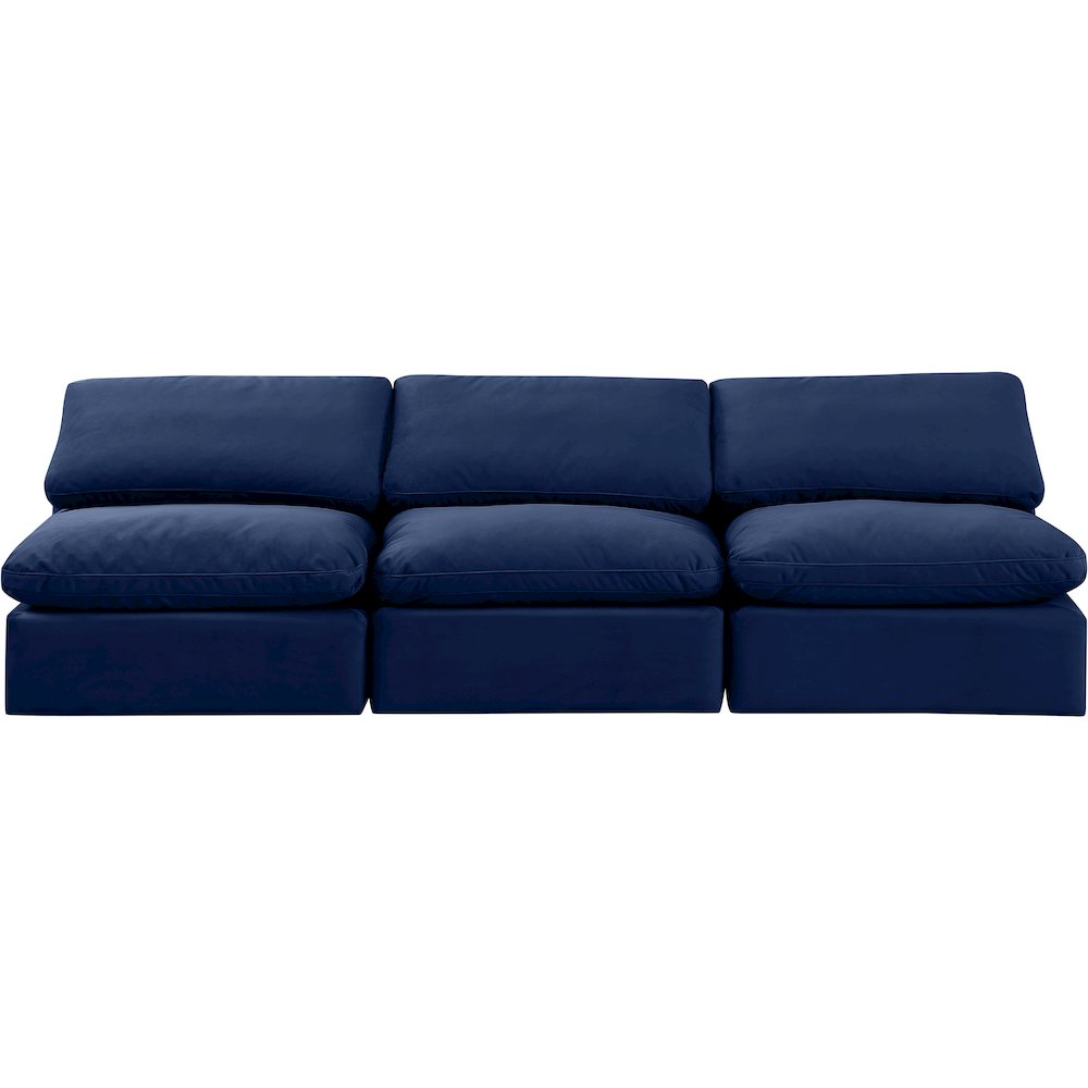 Indulge Navy Velvet Modular Sofa