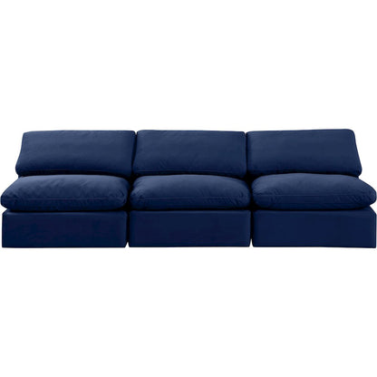 Indulge Navy Velvet Modular Sofa