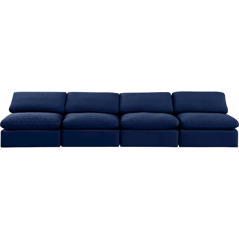 Indulge Navy Velvet Modular Sofa