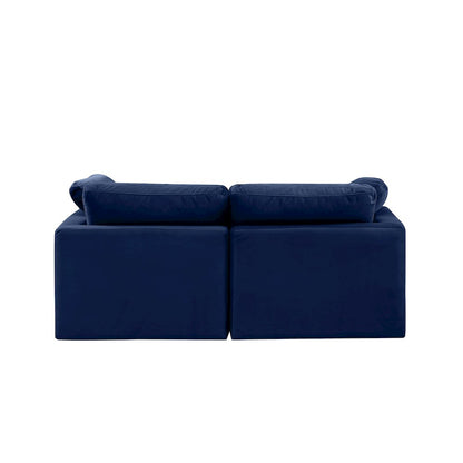 Indulge Navy Velvet Modular Sofa