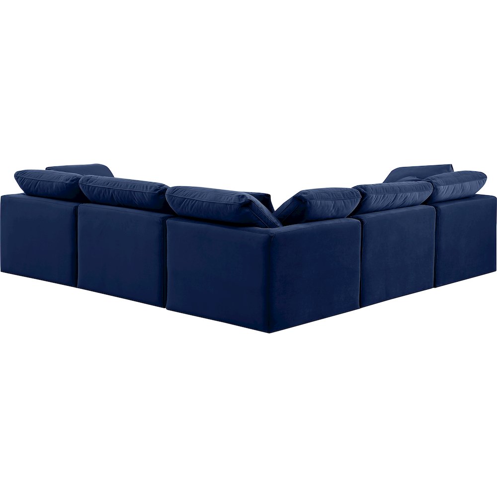 Indulge Navy Velvet Modular Sectional