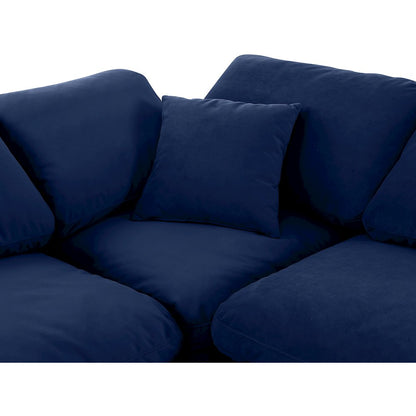 Indulge Navy Velvet Modular Sectional