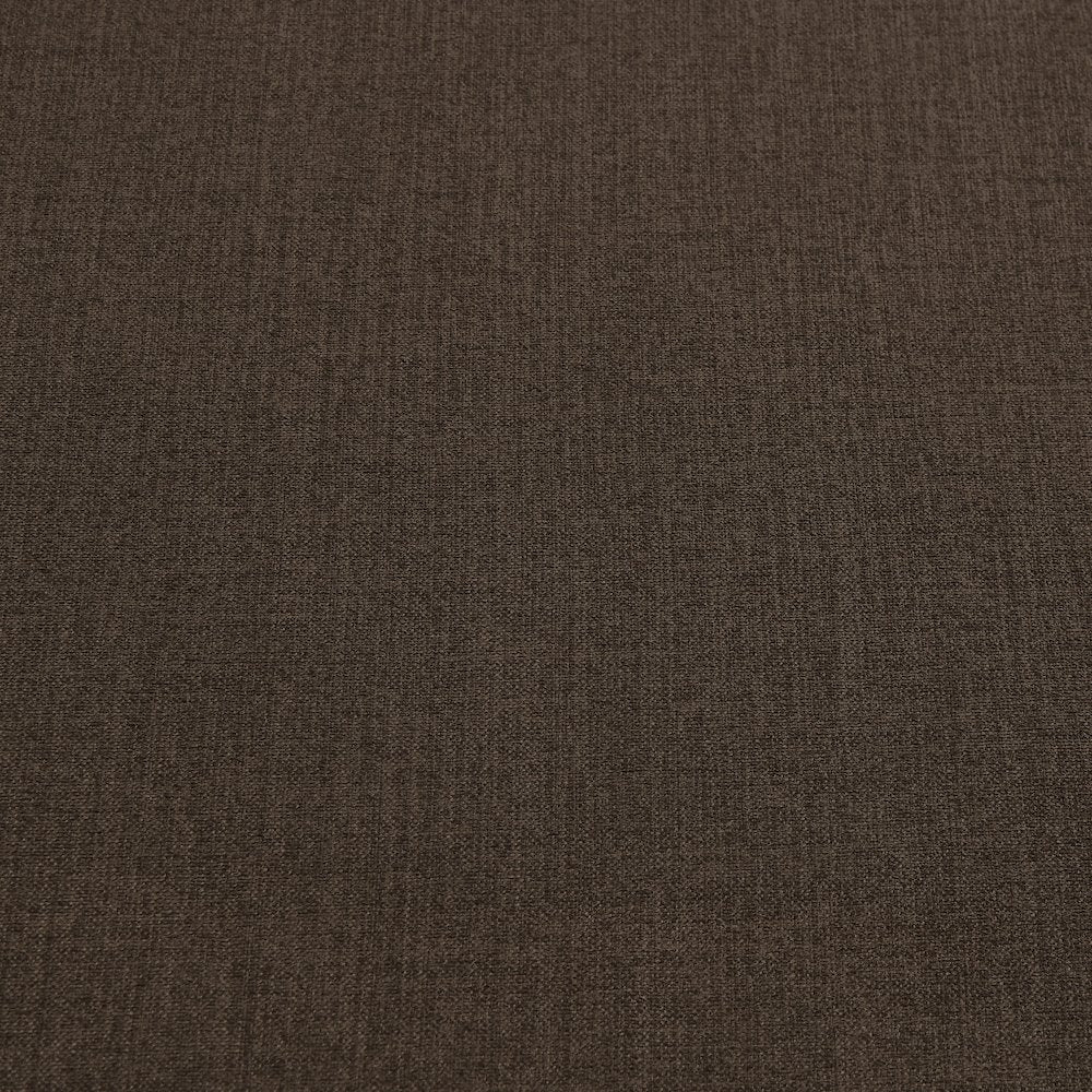 Kimora Brown Linen Textured Fabric Loveseat