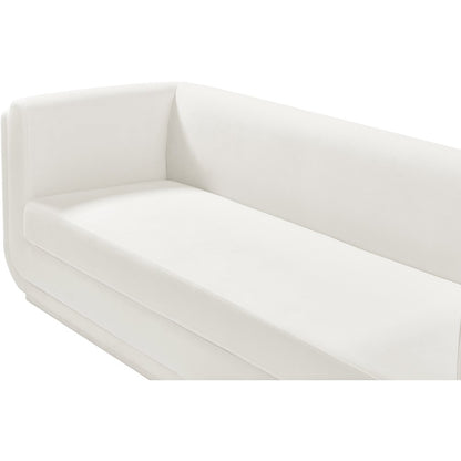 Kimora Cream Linen Textured Fabric Sofa