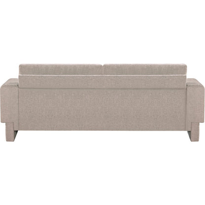 Madeline Beige Chenille Fabric Sofa