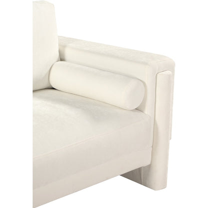 Madeline Cream Chenille Fabric Chair