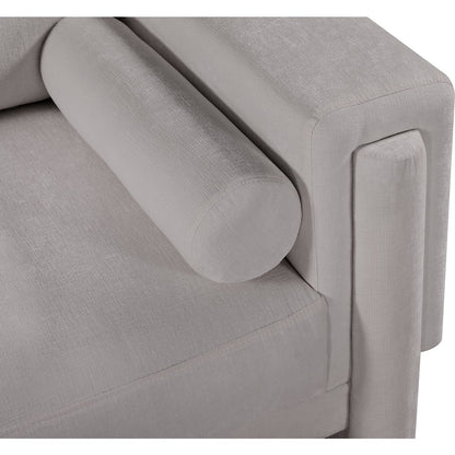 Madeline Grey Chenille Fabric Chair