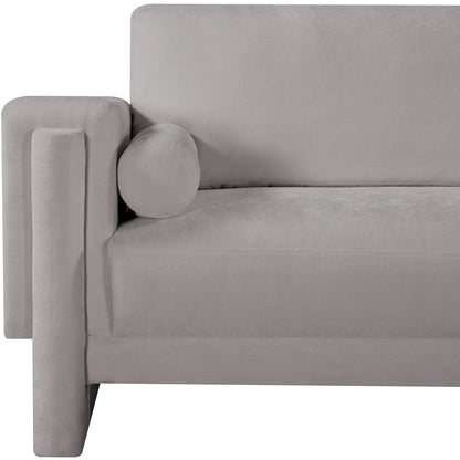 Madeline Grey Chenille Fabric Chair