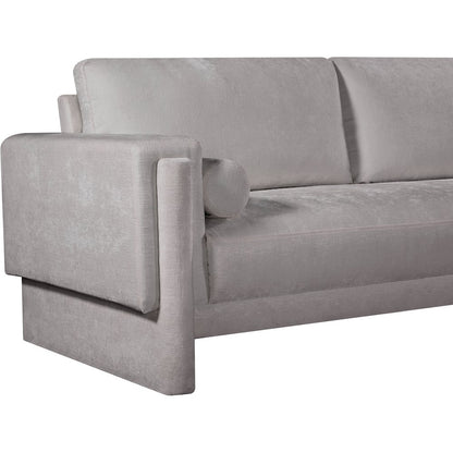 Madeline Grey Chenille Fabric Sofa