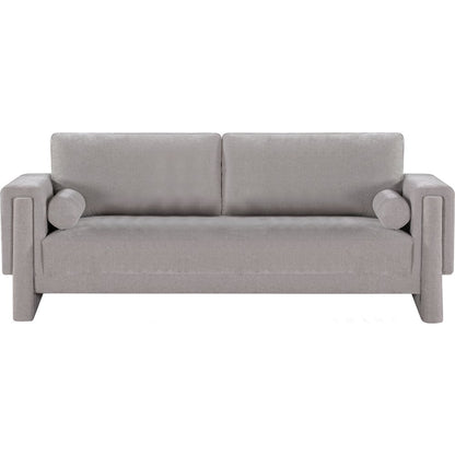Madeline Grey Chenille Fabric Sofa
