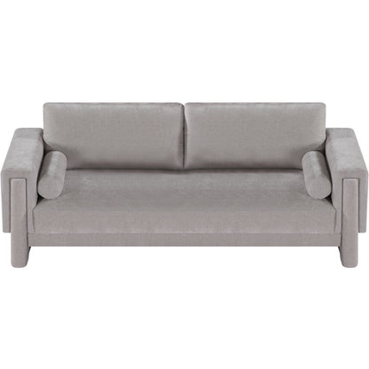 Madeline Grey Chenille Fabric Sofa