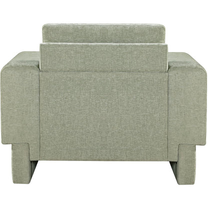Madeline Mint Chenille Fabric Chair