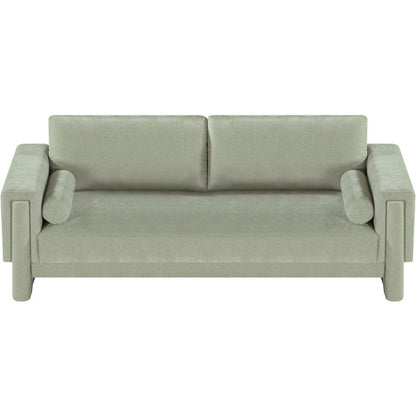 Madeline Mint Chenille Fabric Sofa
