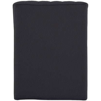 Orian Black Teddy Fabric Chaise
