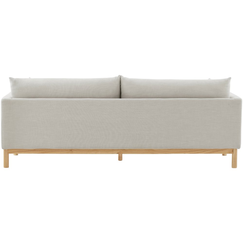 Langham Beige Linen Textured Fabric Sofa