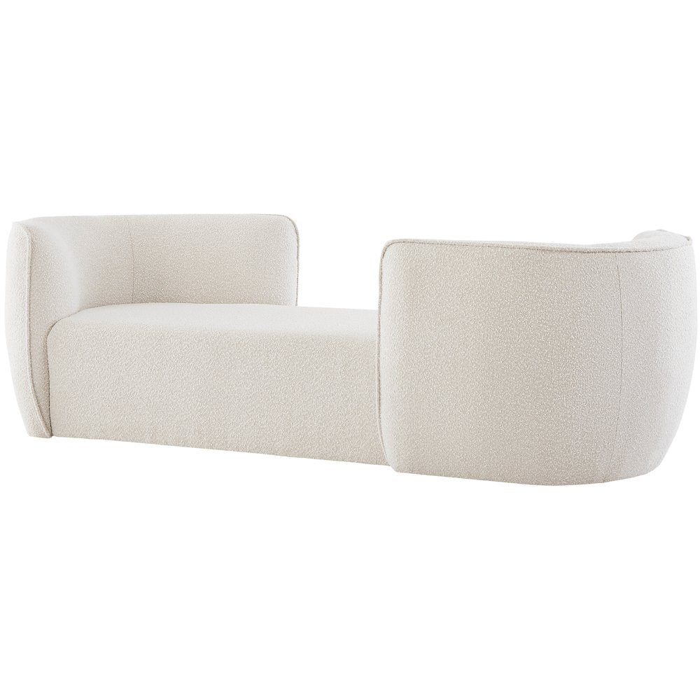 Hilton Cream Fabric Chaise