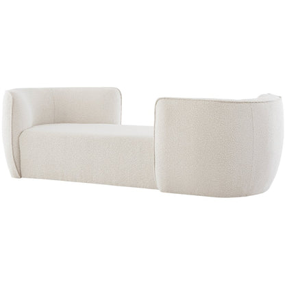 Hilton Cream Fabric Chaise