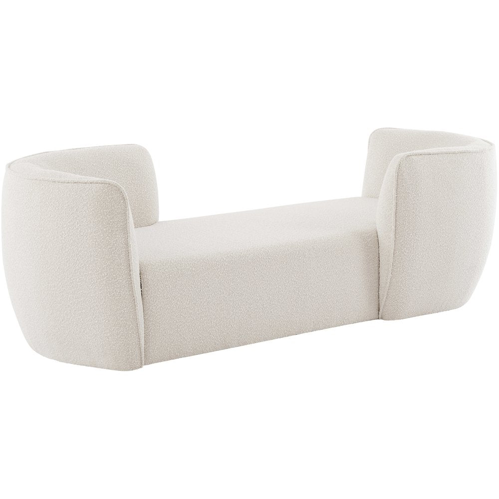 Hilton Cream Fabric Chaise