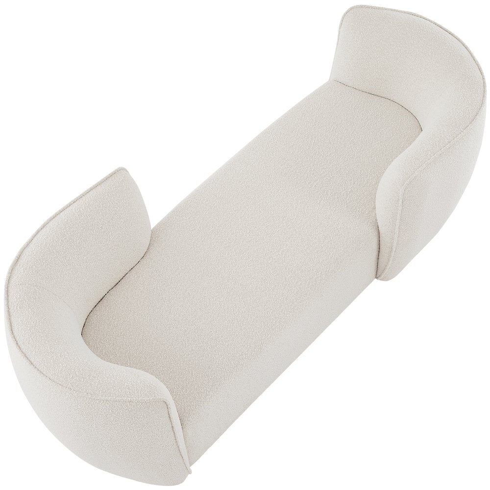 Hilton Cream Fabric Chaise