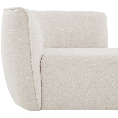 Hilton Cream Fabric Chaise