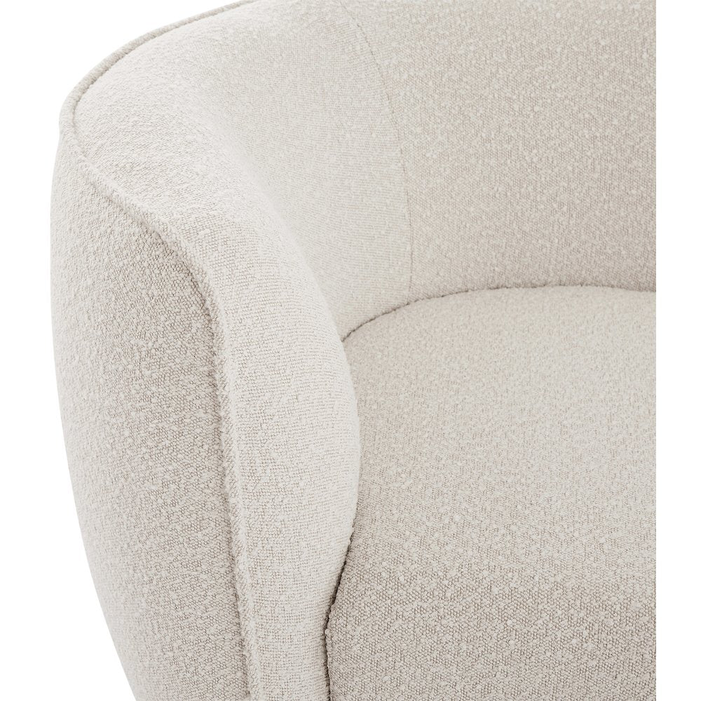 Hilton Cream Fabric Chaise
