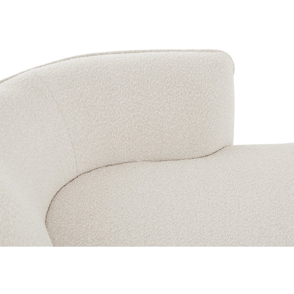 Hilton Cream Fabric Chaise