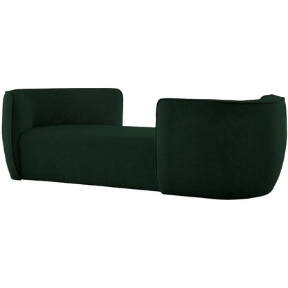 Hilton Green Fabric Chaise