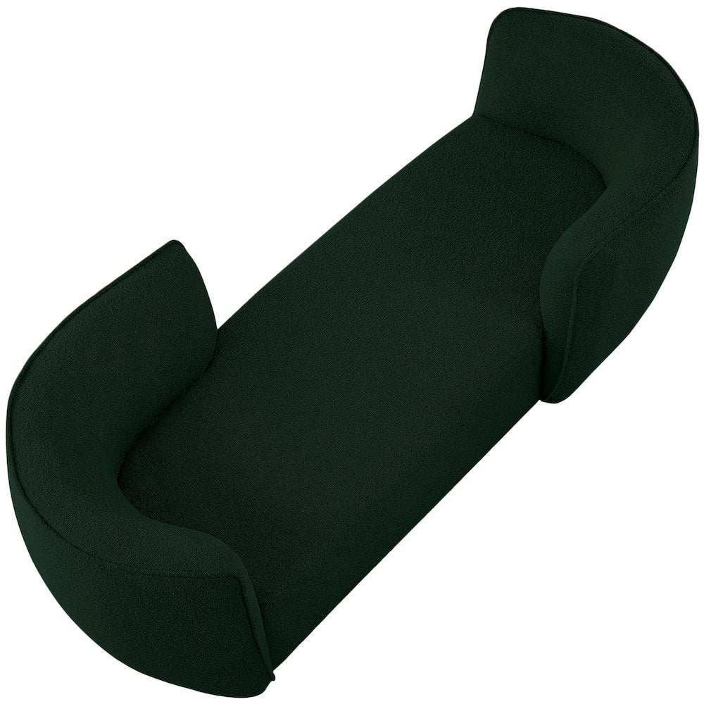 Hilton Green Fabric Chaise