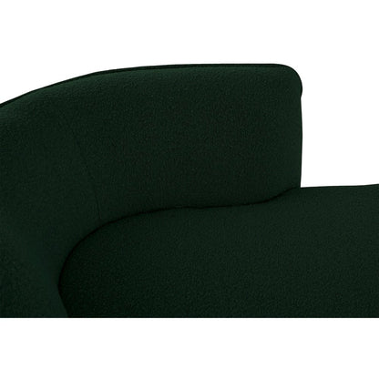 Hilton Green Fabric Chaise
