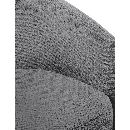 Hilton Grey Fabric Chaise