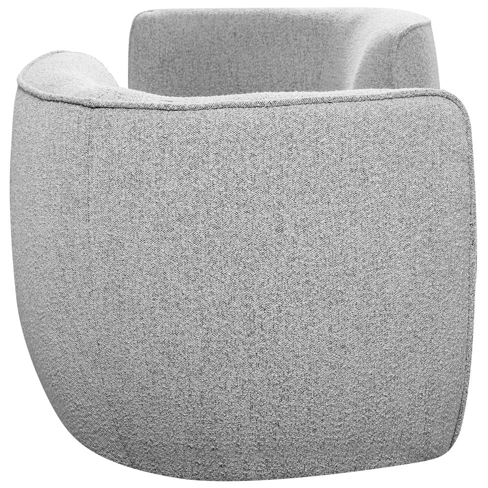 Hilton Grey Fabric Chaise