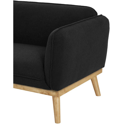 Nolita Black Boucle Fabric Chair