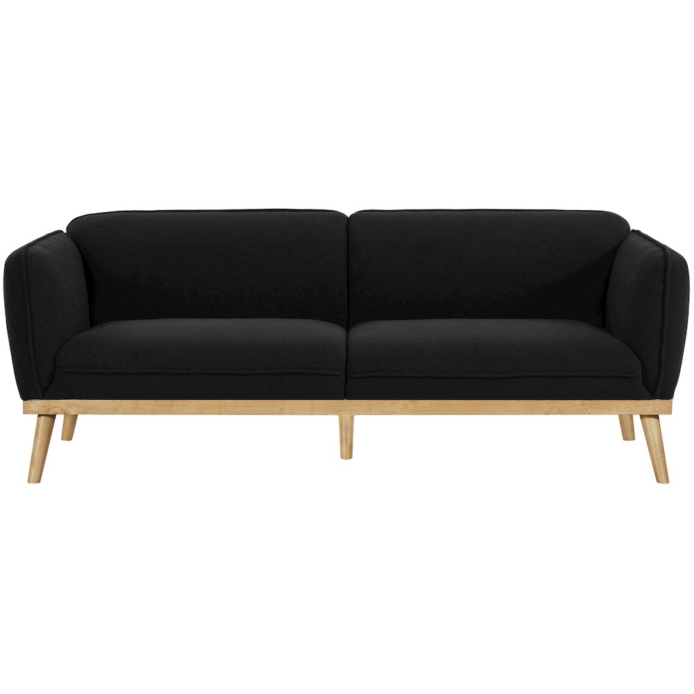Nolita Black Boucle Fabric Sofa