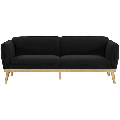 Nolita Black Boucle Fabric Sofa
