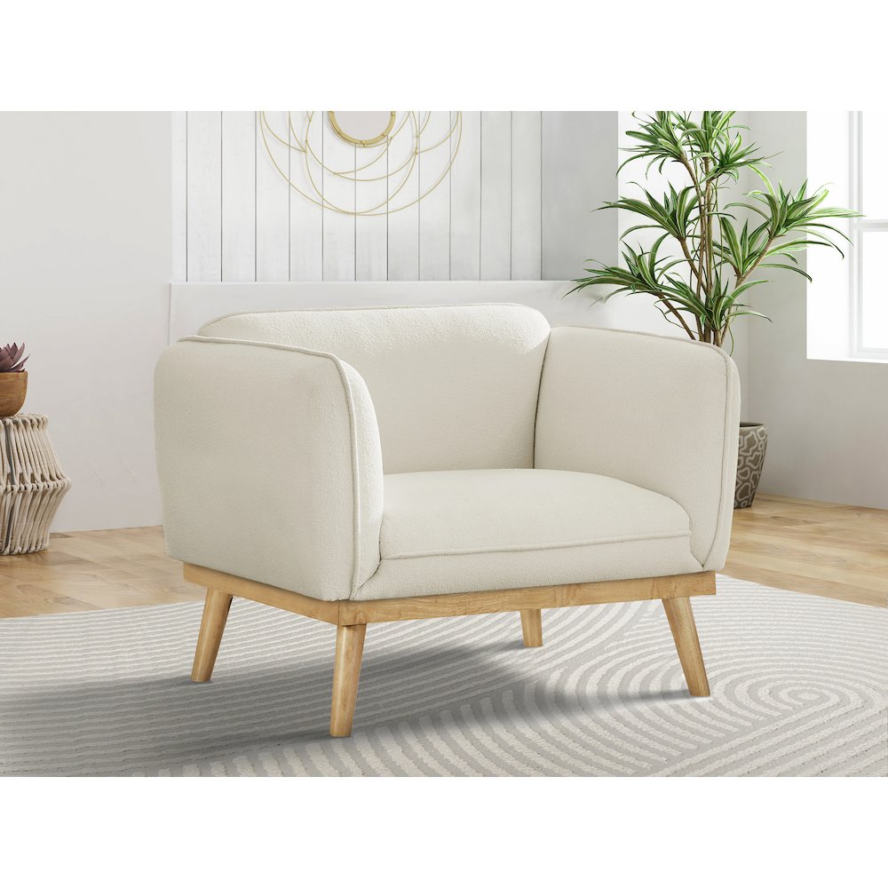 Nolita Cream Boucle Fabric Chair