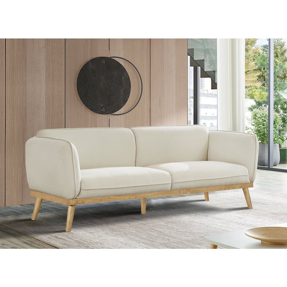 Nolita Cream Boucle Fabric Sofa