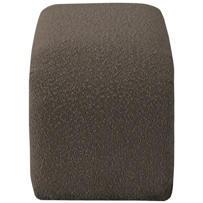 Niagara Brown Boucle Fabric Bench